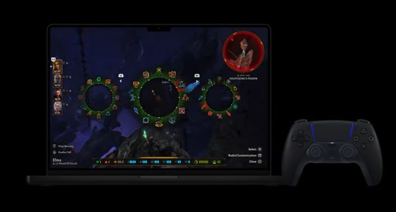 Trải nghiệm chơi game với chất lượng hình ảnh rõ nét trên MacBook Pro M3.